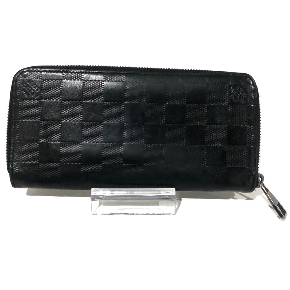 Authentic Louis Vuitton Damier Infini Vertical Leather Zippy Round Long Wallet - Picture 3 of 16